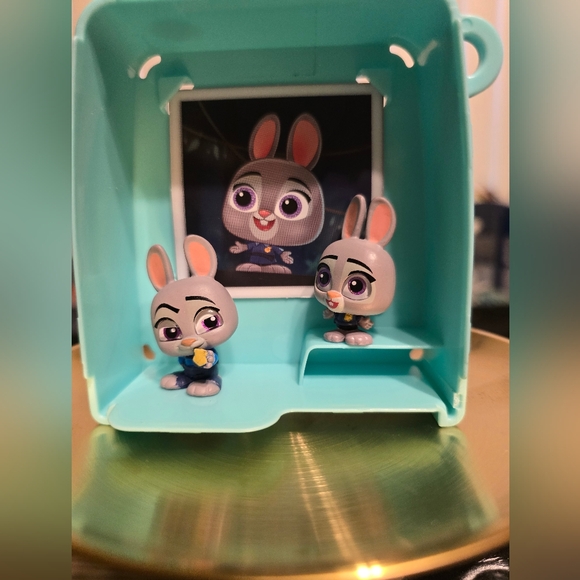 Gray and Blue Bunny Toy Set - Picture 1 of 1